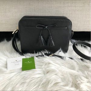 Kate Spade Black Hayes Camera Crossbody Bag